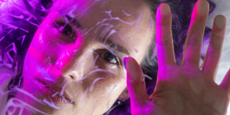 twilight drug detox woman hands front mirror