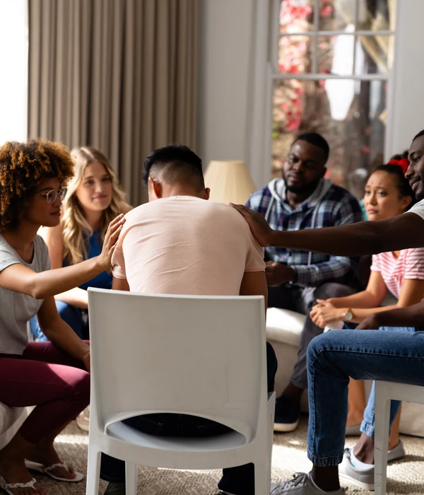 twilight group therapy people sitting around table