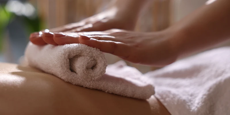 twilight massage woman getting spa